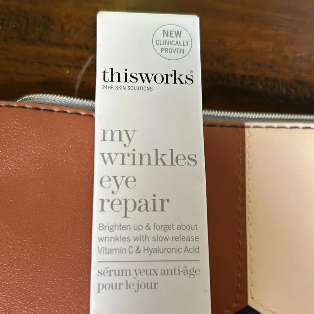 Thisworks my wrinkles eye repair NeW in the box 20ml Ipsy bag